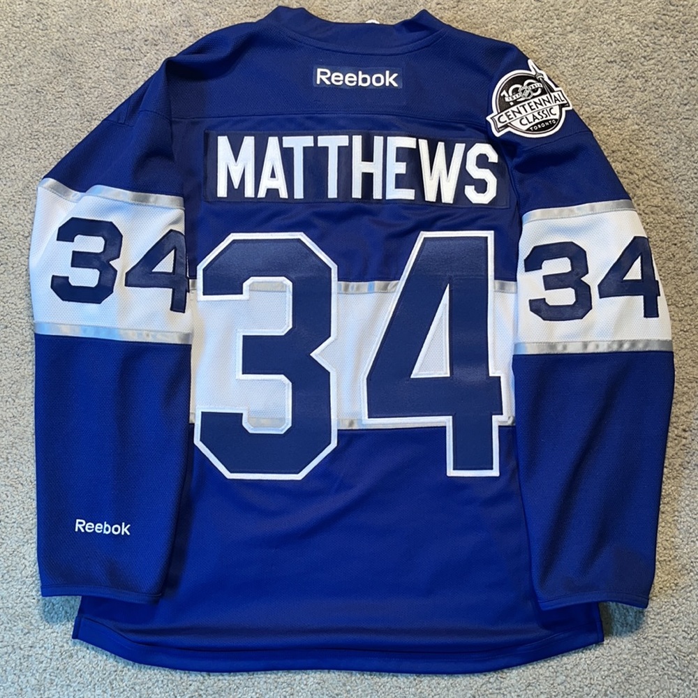 Auston Matthews Toronto Maple Leafs Centennial Classic Jersey